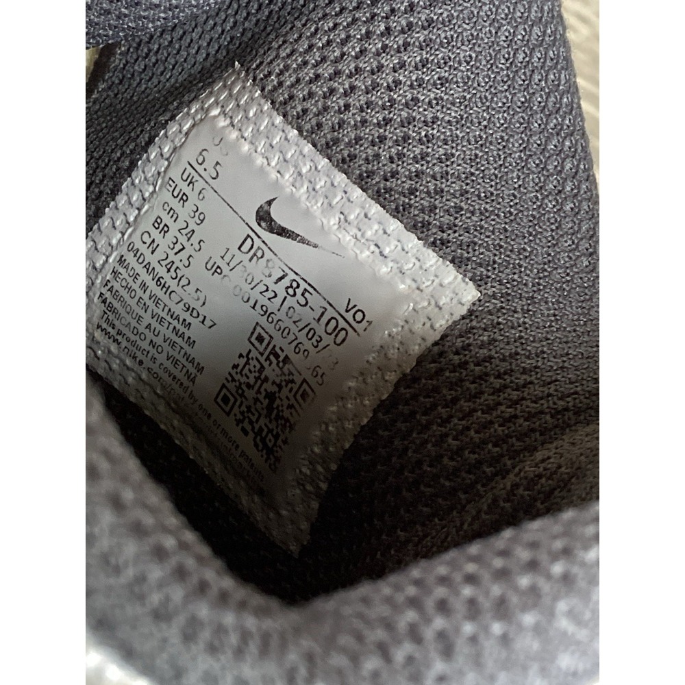 Nike Ja 1 Light Smoke Grey Basketball Sneakers Mens 6.5 DR8785-100 White Gray - Picture 8 of 12